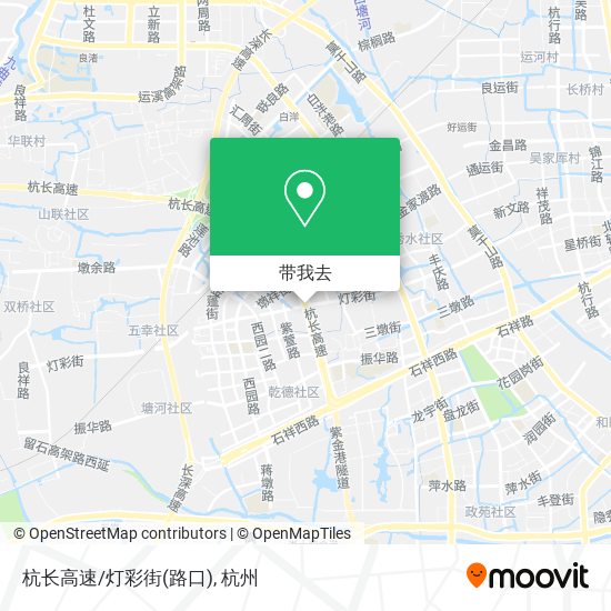 杭长高速/灯彩街(路口)地图