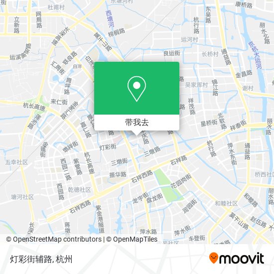 灯彩街辅路地图
