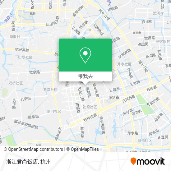 浙江君尚饭店地图