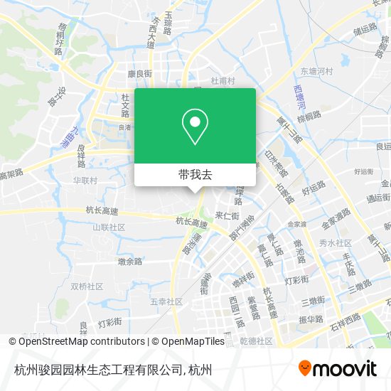 杭州骏园园林生态工程有限公司地图