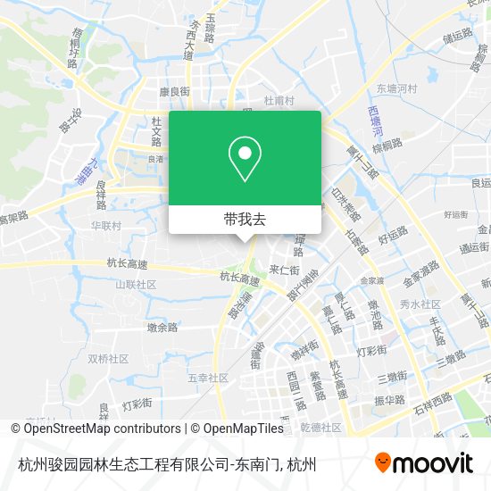 杭州骏园园林生态工程有限公司-东南门地图