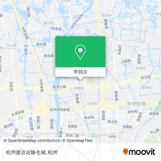 杭州捷达运输仓储地图