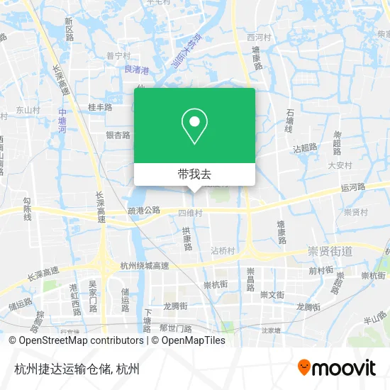 杭州捷达运输仓储地图