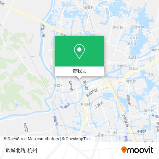 欣城北路地图