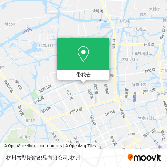 杭州布勒斯纺织品有限公司地图