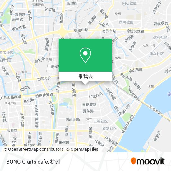 BONG G arts cafe地图