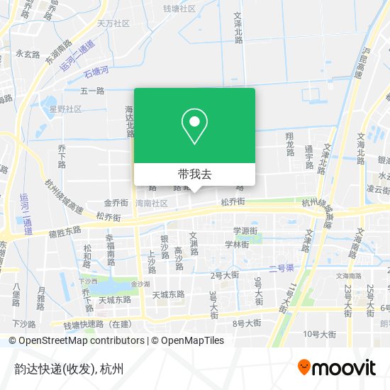 韵达快递(收发)地图