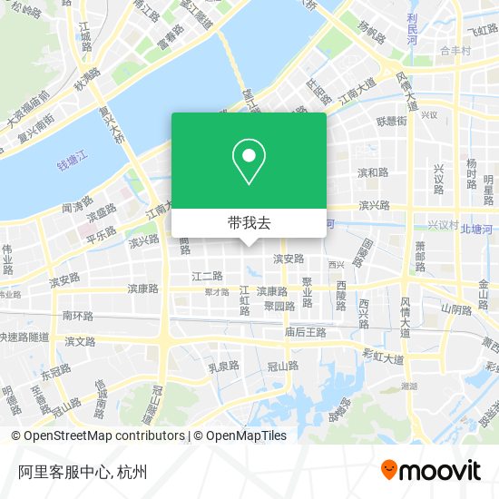 阿里客服中心地图