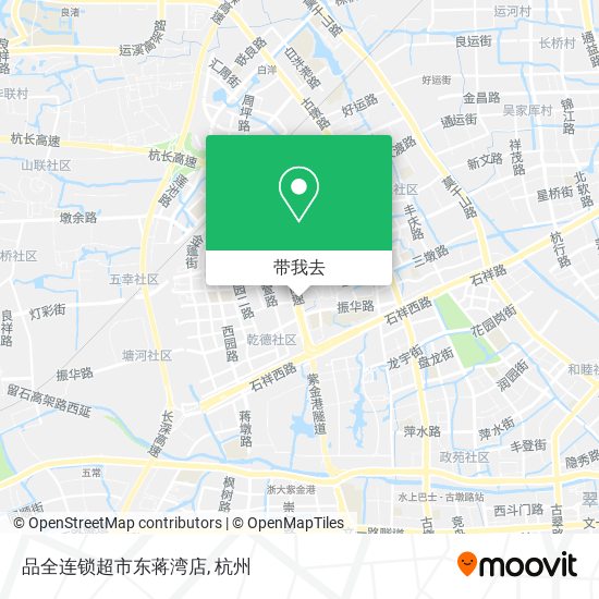 品全连锁超市东蒋湾店地图