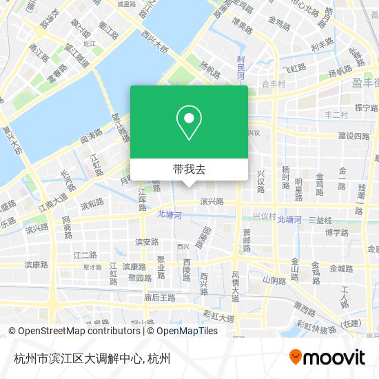 杭州市滨江区大调解中心地图