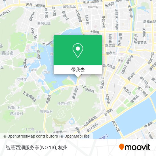 智慧西湖服务亭(NO.13)地图