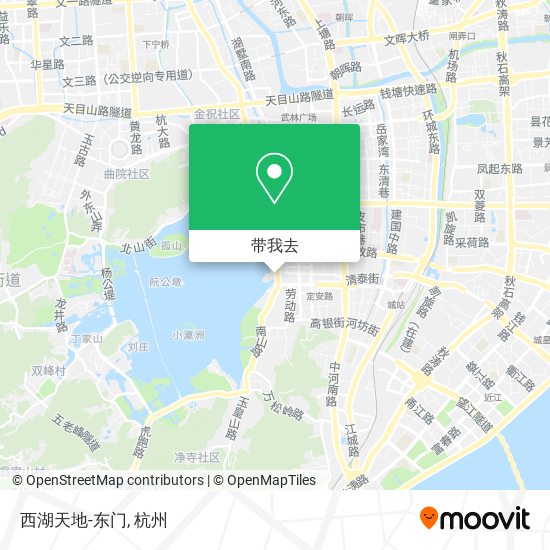 西湖天地-东门地图