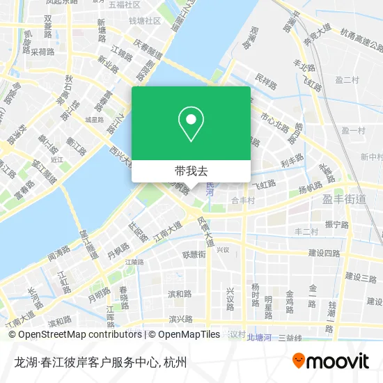 龙湖·春江彼岸客户服务中心地图