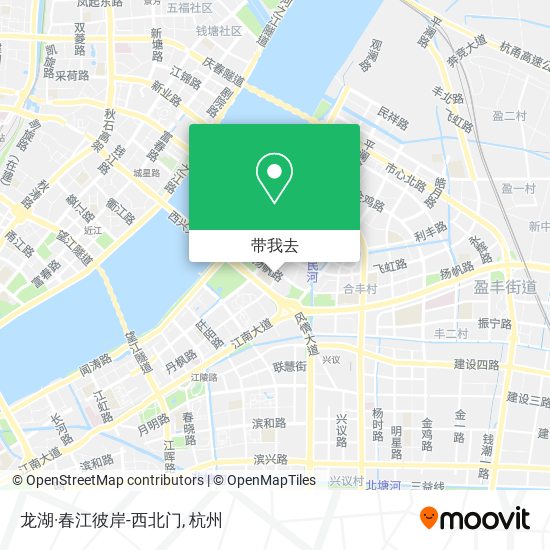 龙湖·春江彼岸-西北门地图