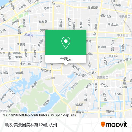 顺发·美景园美林苑12幢地图