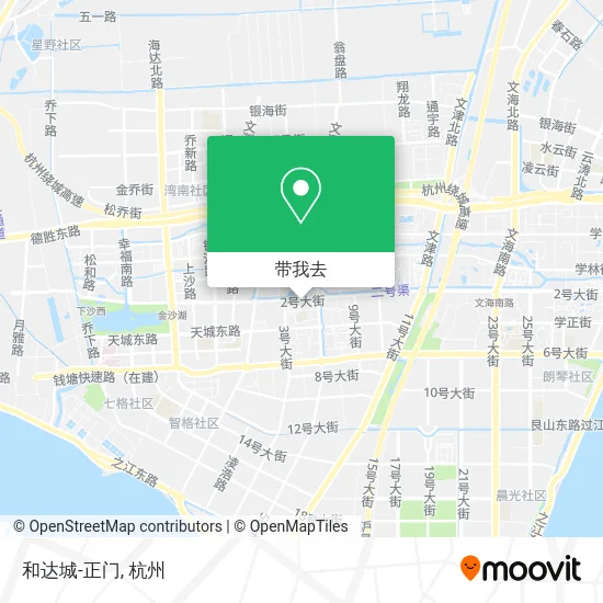 和达城-正门地图