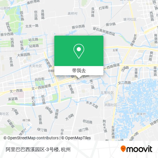 阿里巴巴西溪园区-3号楼地图