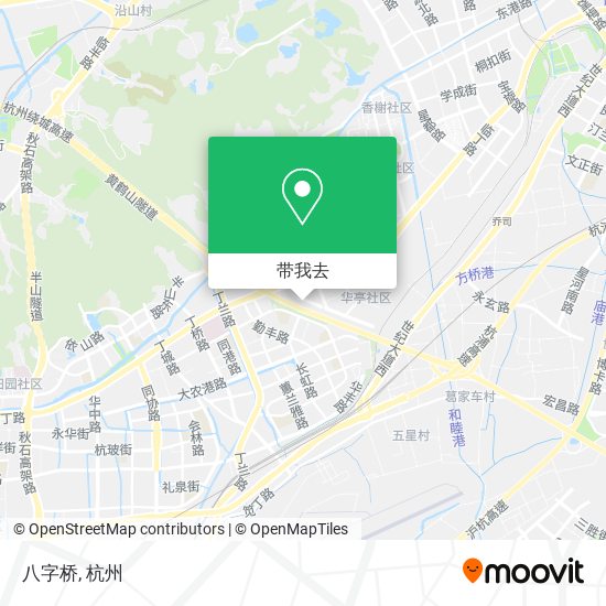 八字桥地图