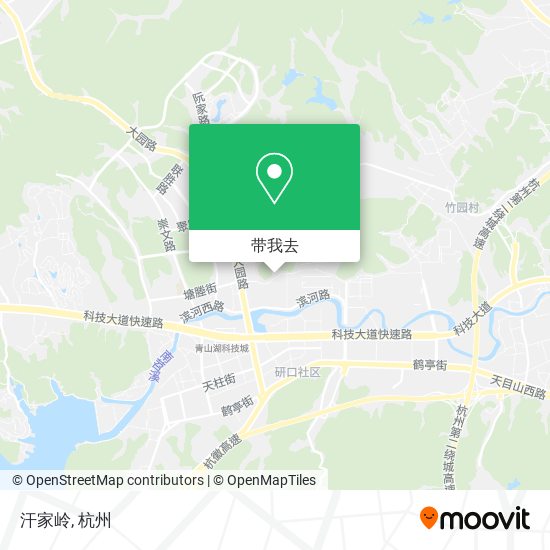 汗家岭地图