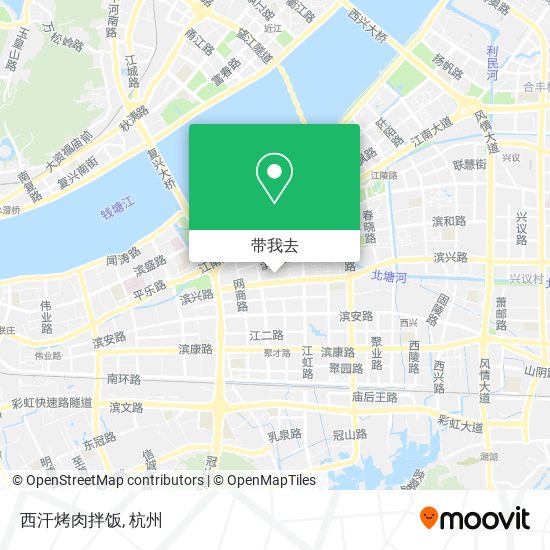 西汗烤肉拌饭地图