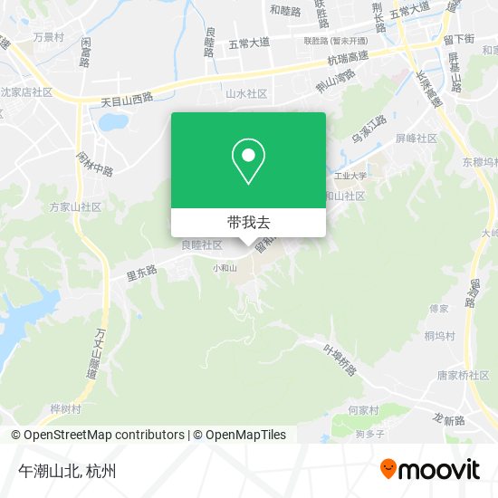 午潮山北地图
