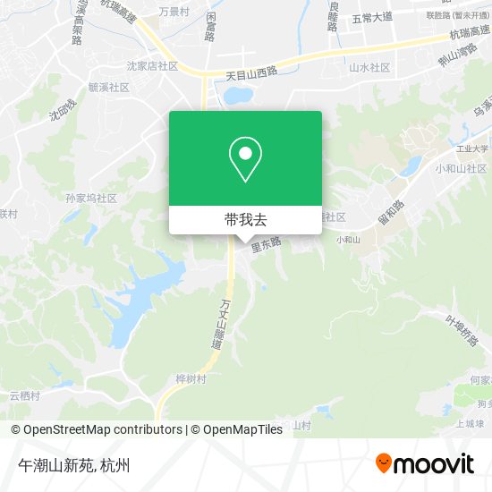午潮山新苑地图