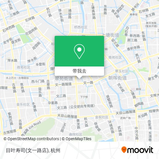 目叶寿司(文一路店)地图