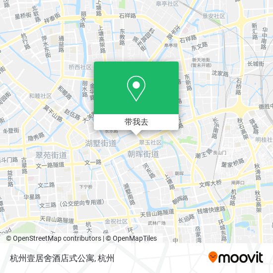 杭州壹居舍酒店式公寓地图