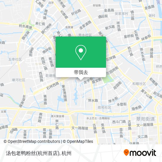 汤包老鸭粉丝(杭州首店)地图