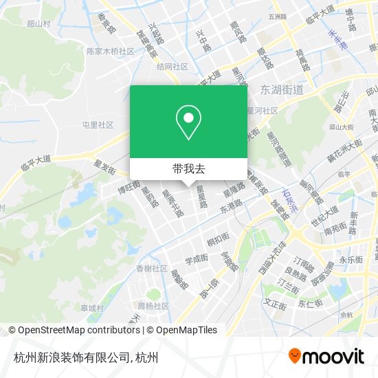 杭州新浪装饰有限公司地图