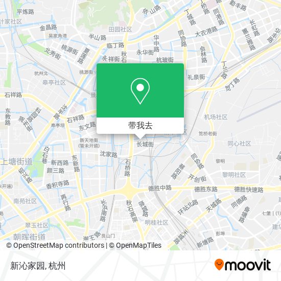 新沁家园地图