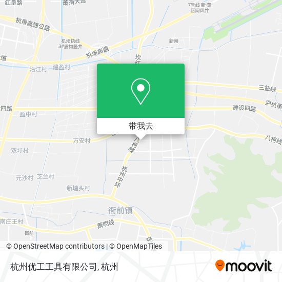 杭州优工工具有限公司地图