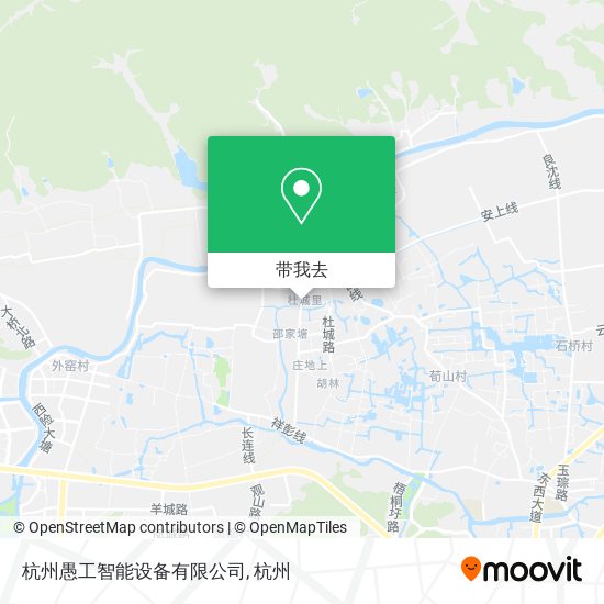 杭州愚工智能设备有限公司地图