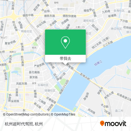 杭州超时代驾照地图
