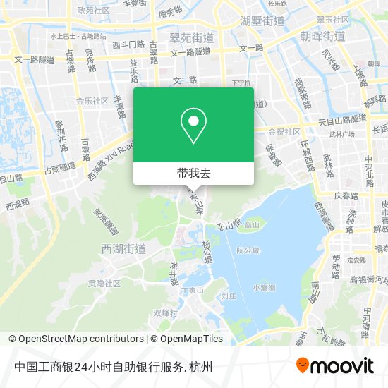 中国工商银24小时自助银行服务地图
