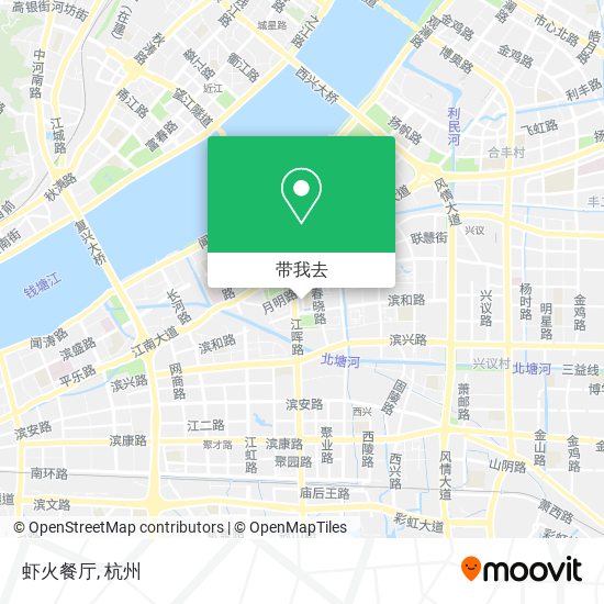 虾火餐厅地图