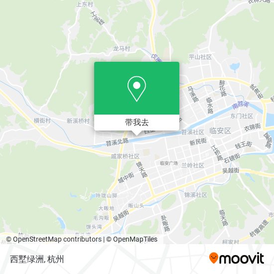 西墅绿洲地图
