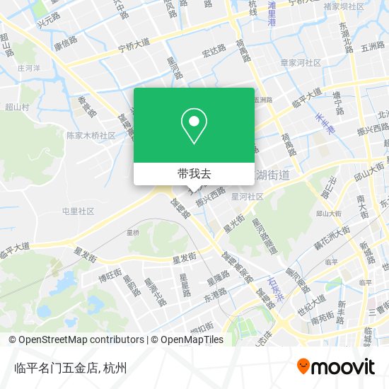 临平名门五金店地图