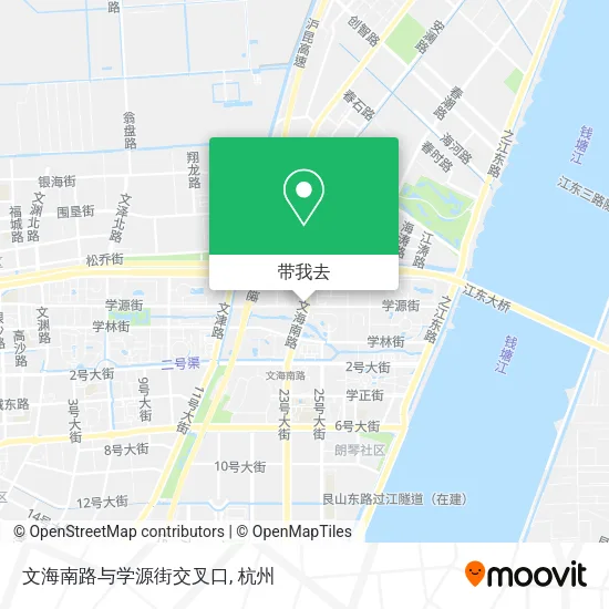 文海南路与学源街交叉口地图