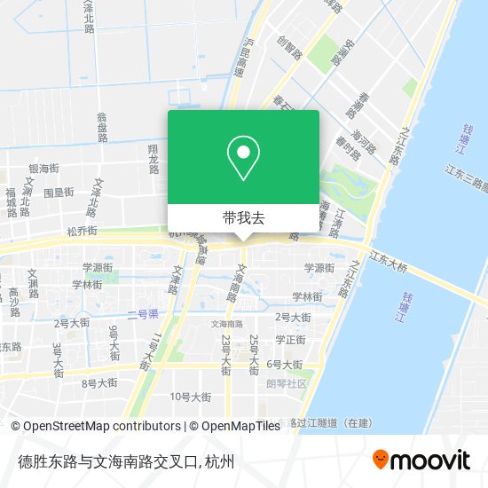 德胜东路与文海南路交叉口地图