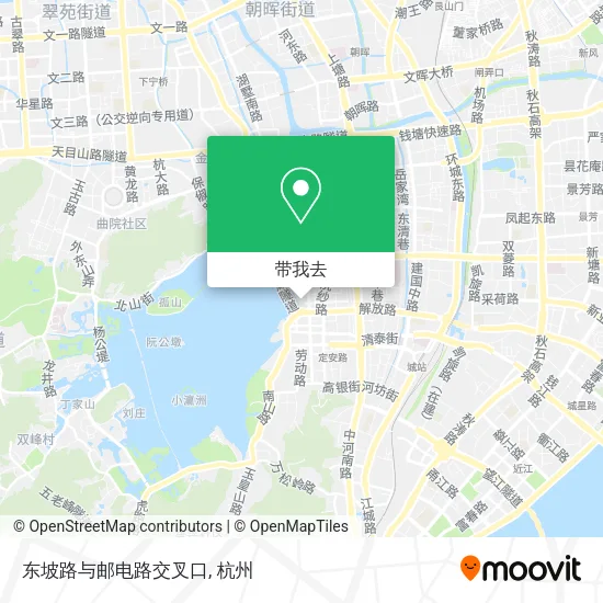 东坡路与邮电路交叉口地图