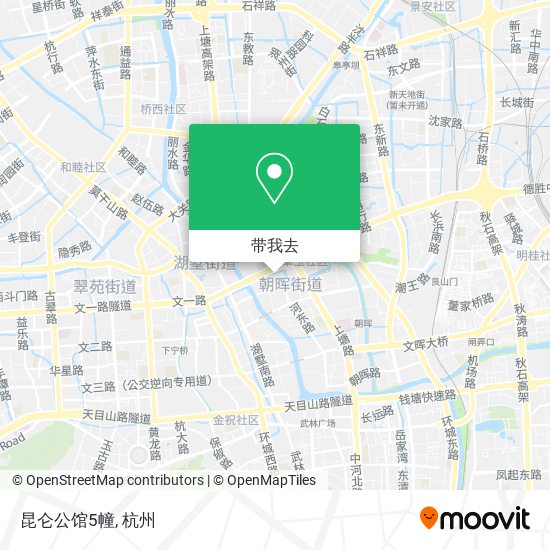 昆仑公馆5幢地图