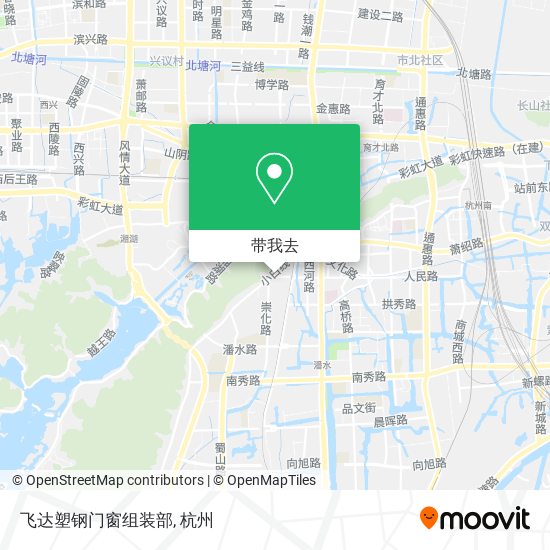 飞达塑钢门窗组装部地图