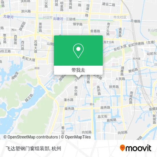 飞达塑钢门窗组装部地图