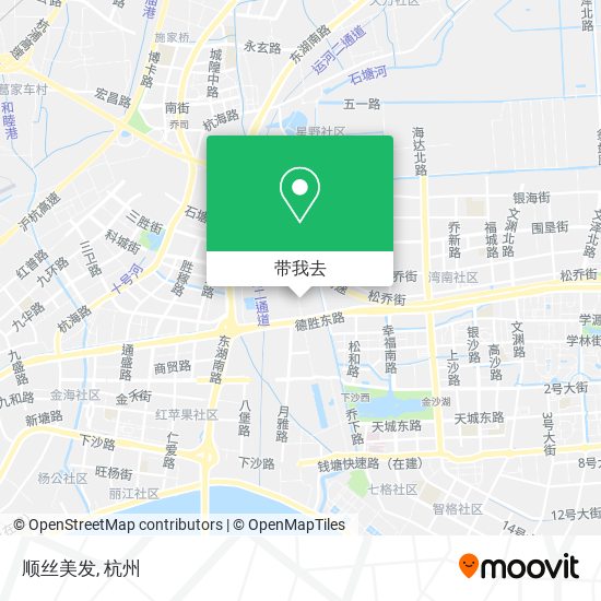 顺丝美发地图