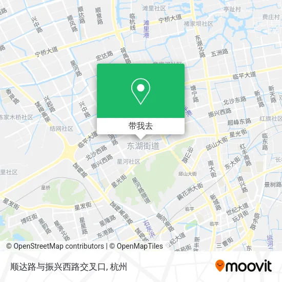 顺达路与振兴西路交叉口地图