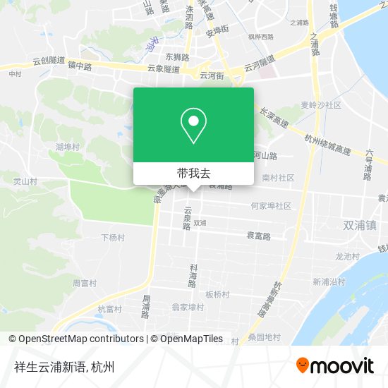 祥生云浦新语地图