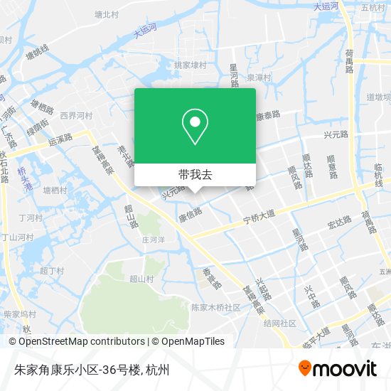 朱家角康乐小区-36号楼地图