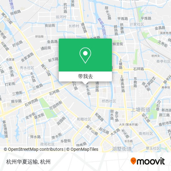 杭州华夏运输地图