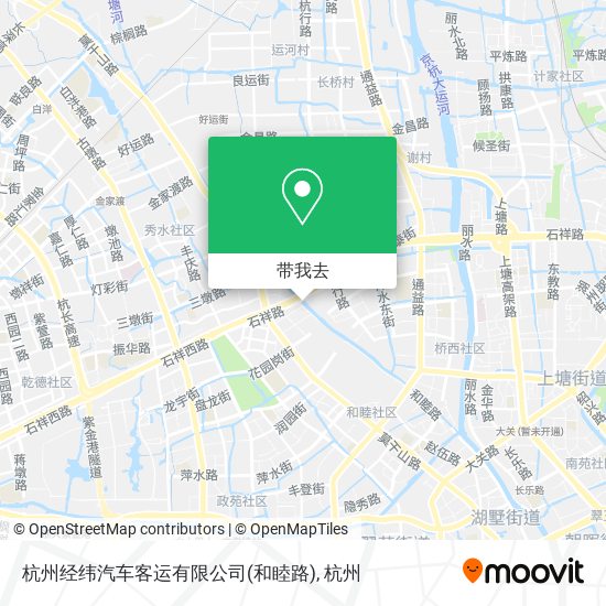 杭州经纬汽车客运有限公司(和睦路)地图